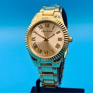 ANNE KLEIN AK-5084 Women’s Dress Quartz Wristwatch Japan Movt Works New Battery